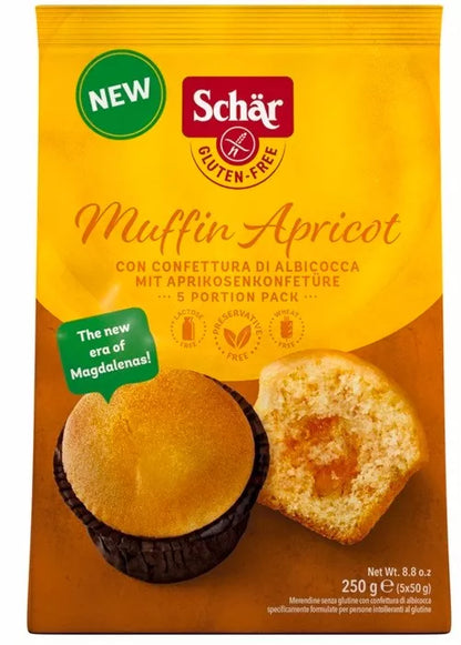 SCHAR Muffin apricot- babeczki morelowe bezglutenowe (250 g)
