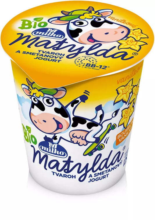*MILKO MATYLDA Serek waniliowy ekologiczny (125g) - BIO