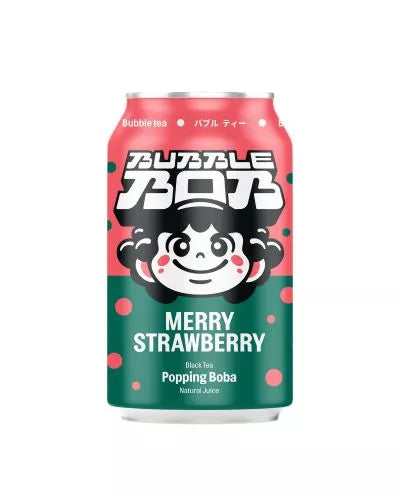 BUBBLE BOB Popping Bubble Tea truskawka (330 ml)