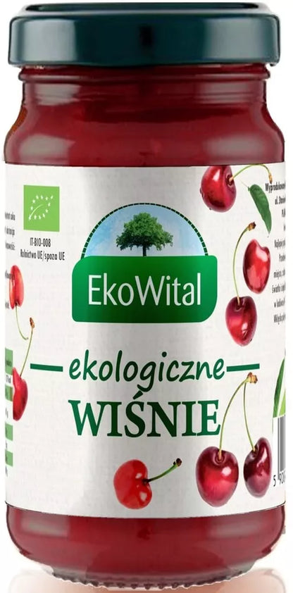 EKO WITAL Mus wiśniowy bez dodatku cukru (250 g) - BIO