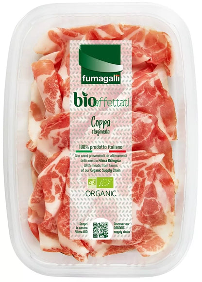 *FUMAGALLI Coppa karczek wieprzowy dojrzewający (70 g) - BIO
