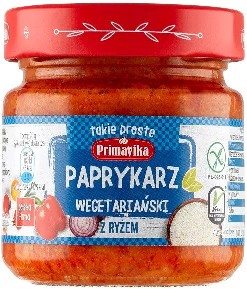 PRIMAVIKA Paprykarz wegetariańki (160g)