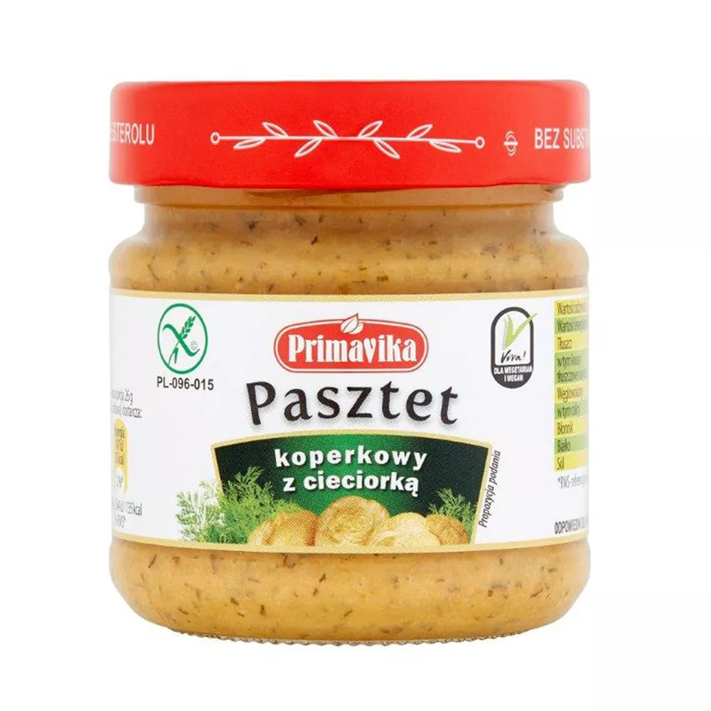 PRIMAVIKA Pasztet pomidorowy z cieciorką (160g)