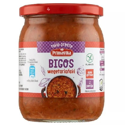 PRIMAVIKA Bigos wegetariański, bezglutenowy (480g)