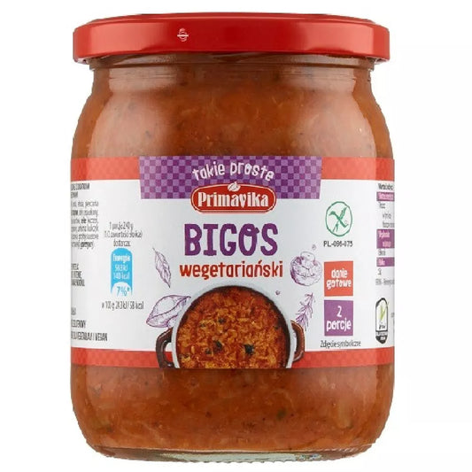 PRIMAVIKA Bigos wegetariański, bezglutenowy (480g)