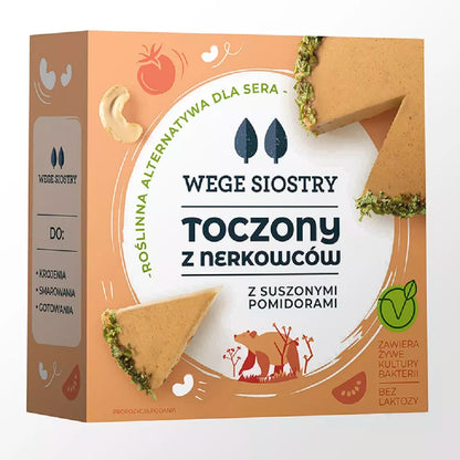 *WEGE SIOSTRY Toczony z nerkowców suszone pomidory z czosnkiem niedźwiedzim (140g)