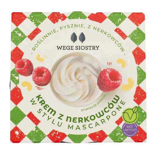 *WEGE SIOSTRY Krem z nerkowców w stylu Mascarpone (150 g)