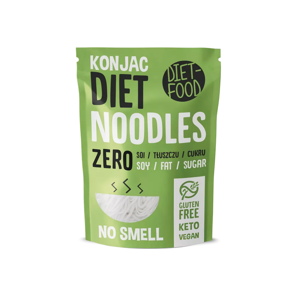 DIET-FOOD Makaron shirataki noodles bezglutenowy (Konjac Noodles) (200g)