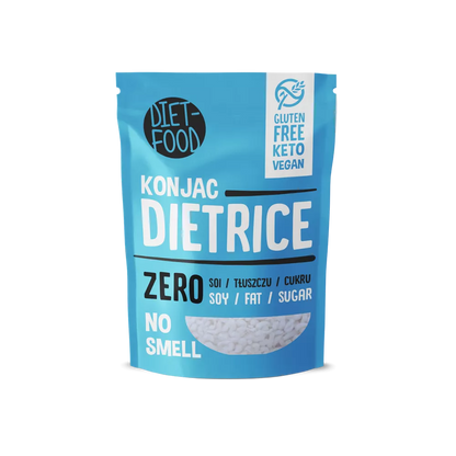 DIET-FOOD Makaron shirataki rice bezglutenowy (Konjac Noodles) (200g)
