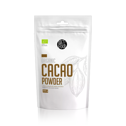 DIET-FOOD Kakao sproszkowane (200g) - BIO