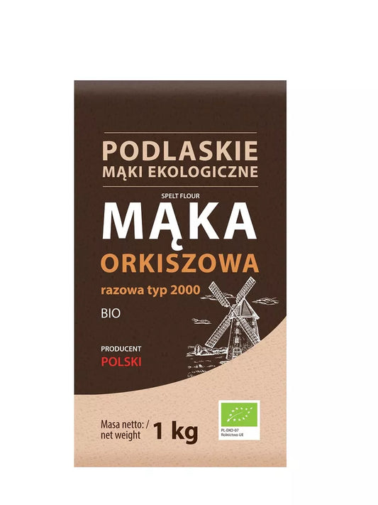 BIO LIFE Mąka orkiszowa razowa typ 2000 (1 kg) - BIO