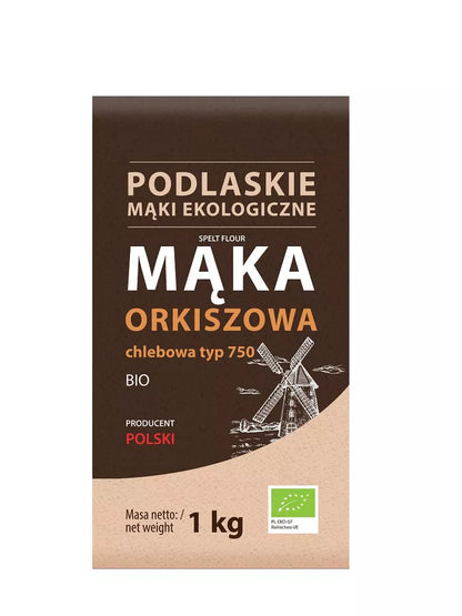 BIO LIFE Mąka orkiszowa chlebowa typ 750 (1 kg) - BIO