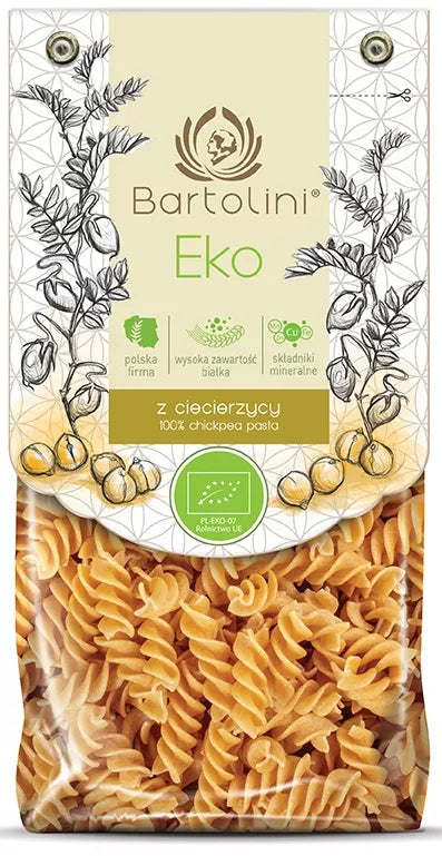 BARTOLINI Makaron z ciecierzycy świderki (250g) - BIO