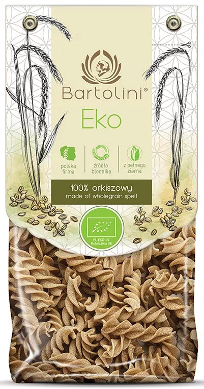 BARTOLINI Makaron orkiszowy razowy świderki (250 g) - BIO