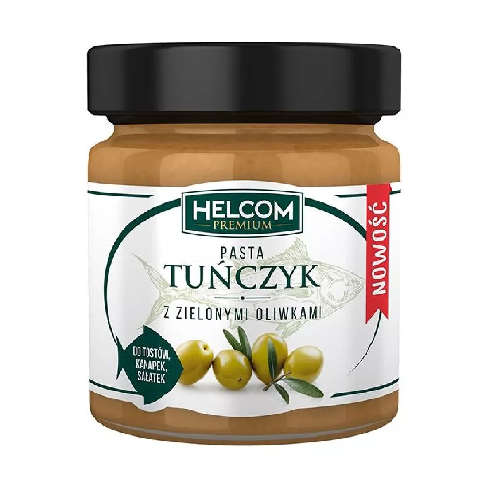 HELCOM Pasta z tuńczyka z zielonymi oliwkami (180g)