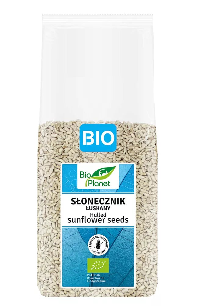 BIO PLANET Słonecznik łuskany bezglutenowy (800 g) - BIO
