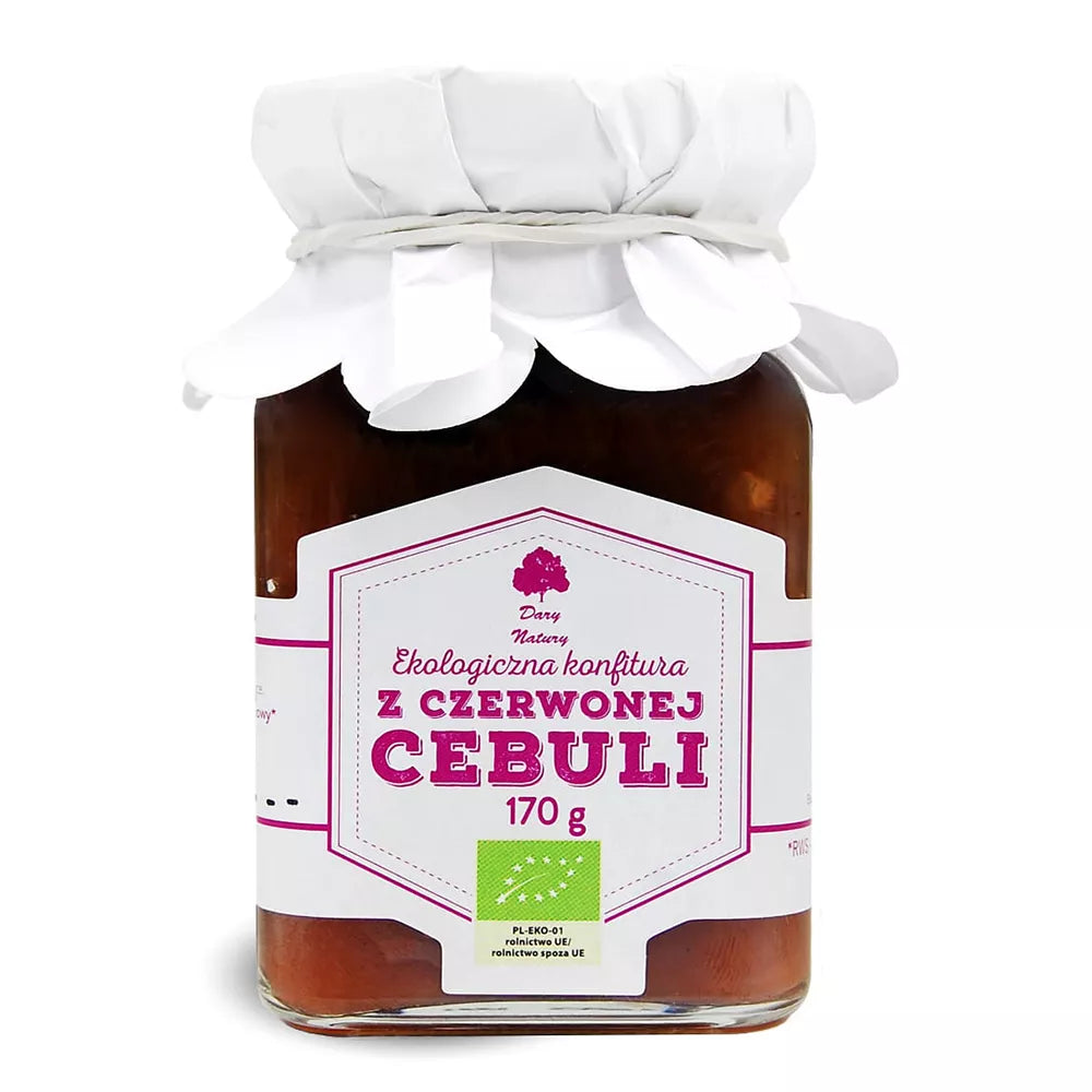 DARY NATURY Konfitura z czerwonej cebuli (170g) - BIO