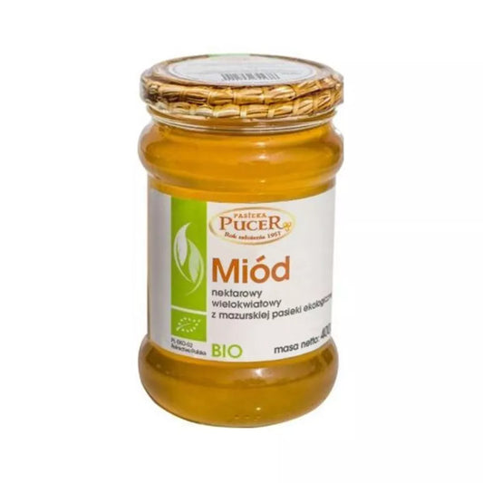 PUCER Miód wielokwiatowy (400g) - BIO