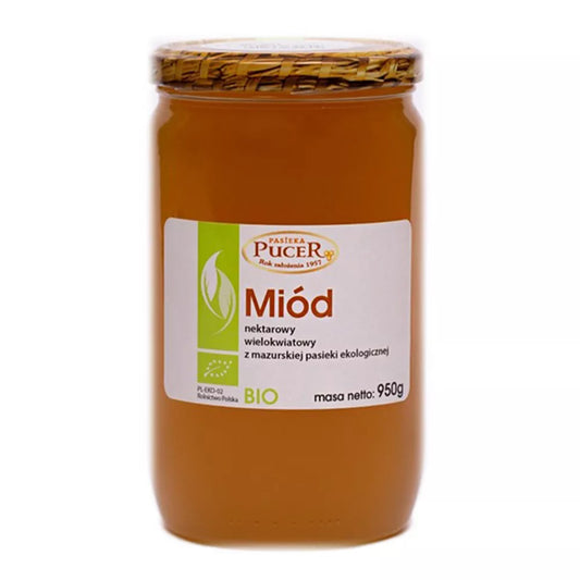 PUCER Miód wielokwiatowy (950g) - BIO