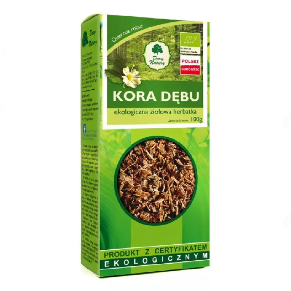 DARY NATURY Herbata dąb kora (100g) - BIO