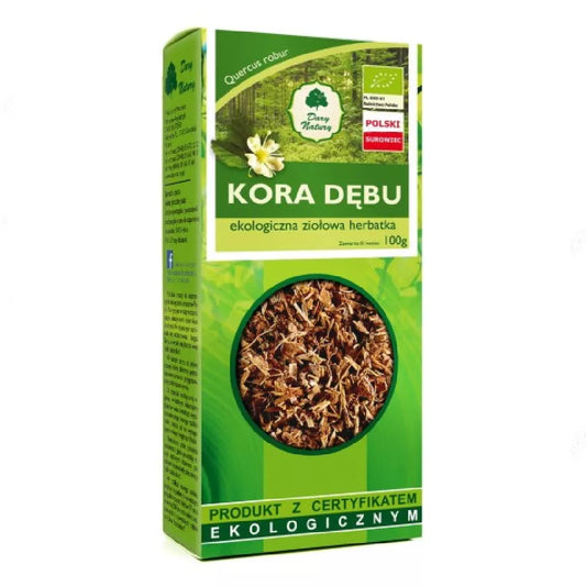 DARY NATURY Herbata dąb kora (100g) - BIO