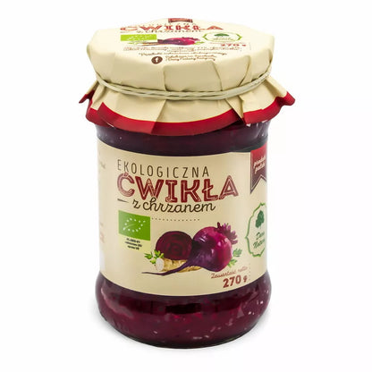 DARY NATURY Ćwikła z chrzanem ekologiczna (270g) - BIO