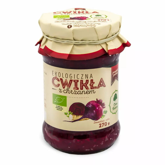 DARY NATURY Ćwikła z chrzanem ekologiczna (270g) - BIO