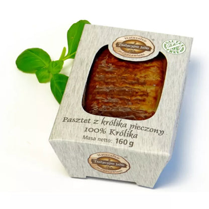 *TRADYCYJNE JADŁO Pasztet pieczony z kaczki, bezglutenowy (160g) (f)