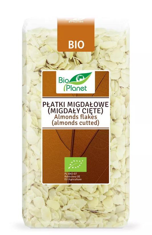 BIO PLANET Płatki migdałowe (migdały cięte) (300 g) - BIO
