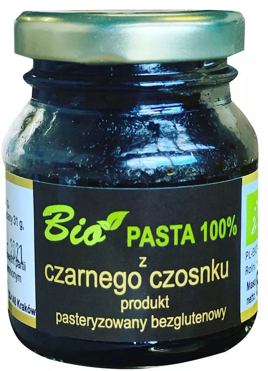 PRZETWORY Z NATURY Pasta z czarnego czosnku bezglutenowa (80 g) - BIO
