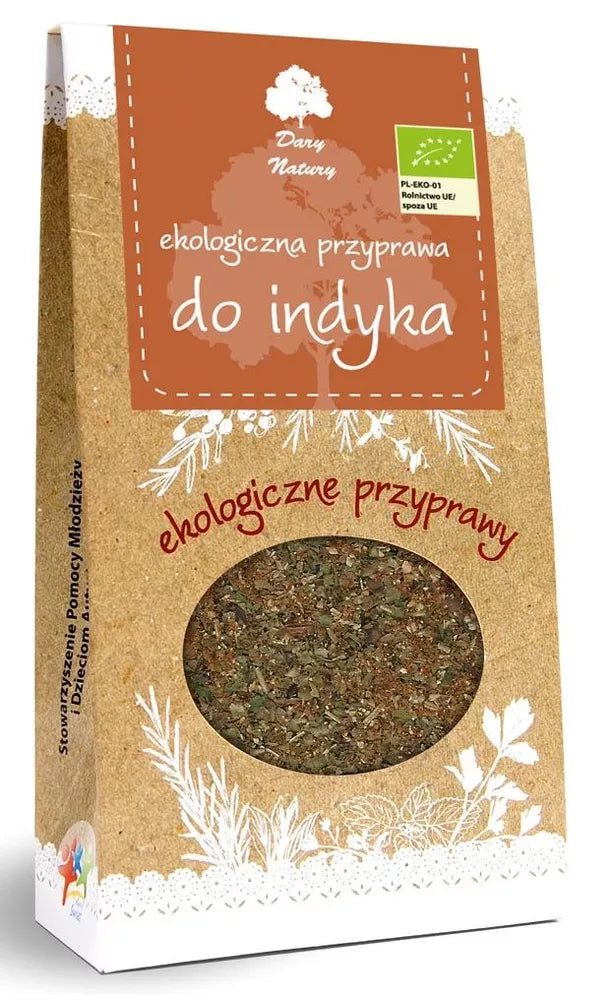 DARY NATURY Przyprawa ekologiczna do indyka (50g) - BIO