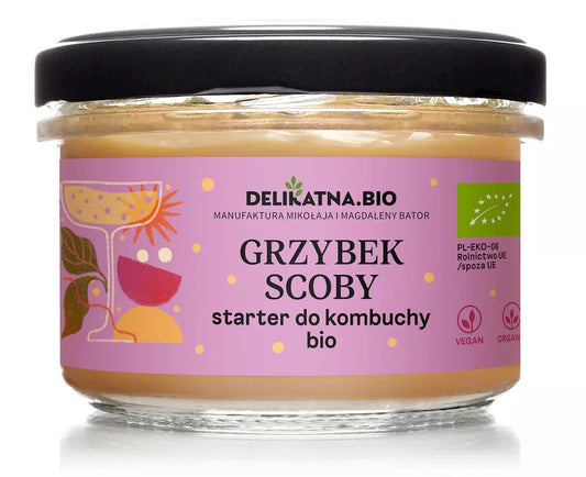 *DELIKATNA Grzybek scoby starter do kombuchy (150 g) - BIO