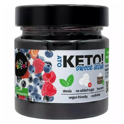 A TO KETO! Konfitura wiśnia z kardamonem bez cukru (200g)