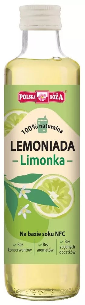 POLSKA RÓŻA Lemoniada limonka (250 ml)