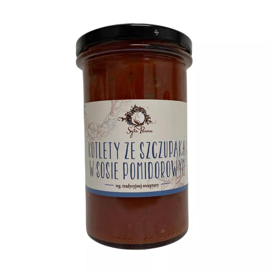 *SYTA PANNA Kotleciki ze szczupaka w sosie pomidorowym (540ml)