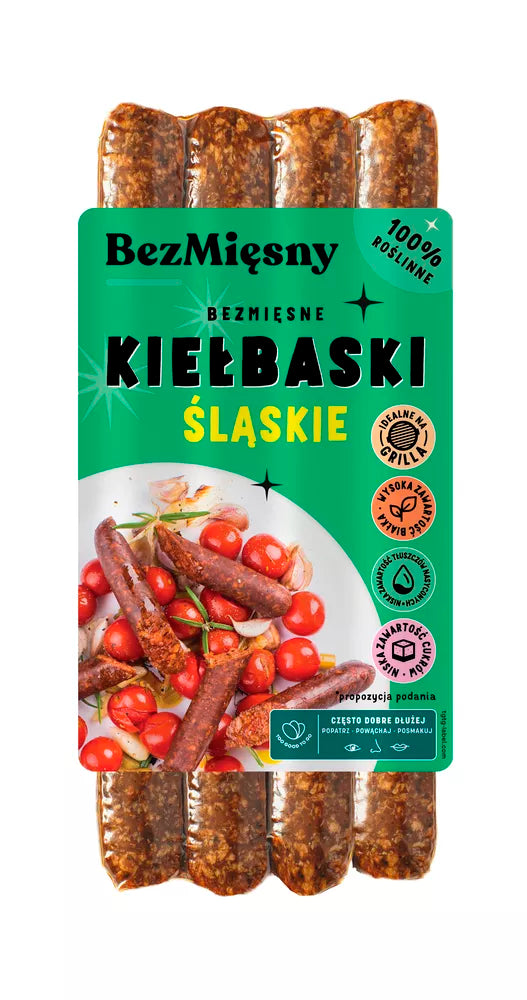 *BEZMIĘSNY Bezmięsne kiełbaski śląskie (180g)