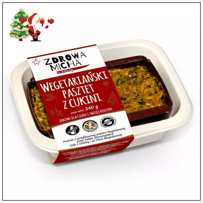 *ZDROWA MICHA Pasztet z cukinii bezglutenowy (240 g) - (Boże Narodzenie) - WYSYŁKA OD 17 GRUDNIA