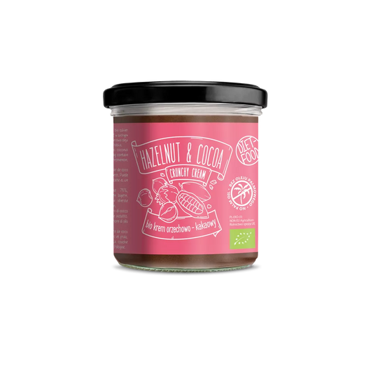 DIET-FOOD Krem orzechowo - kakaowy (300 g) - BIO