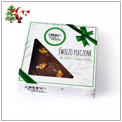 *ZDROWA MICHA Ciasto na piernikowym spodzie bezglutenowe (450 g) - (Boże Narodzenie) - WYSYŁKA OD 17 GRUDNIA