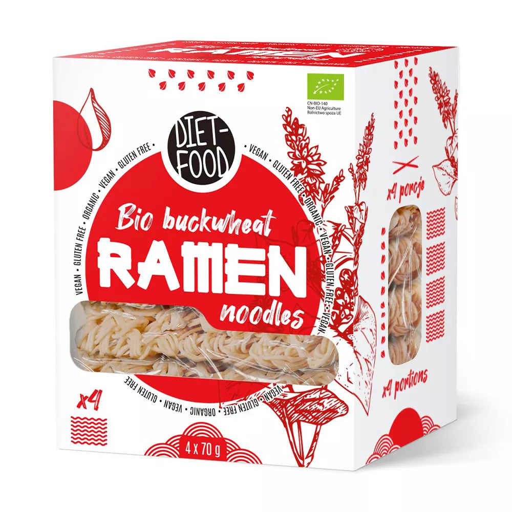 DIET-FOOD Makaron jaglany 100%, bezglutenowy (280g) - BIO