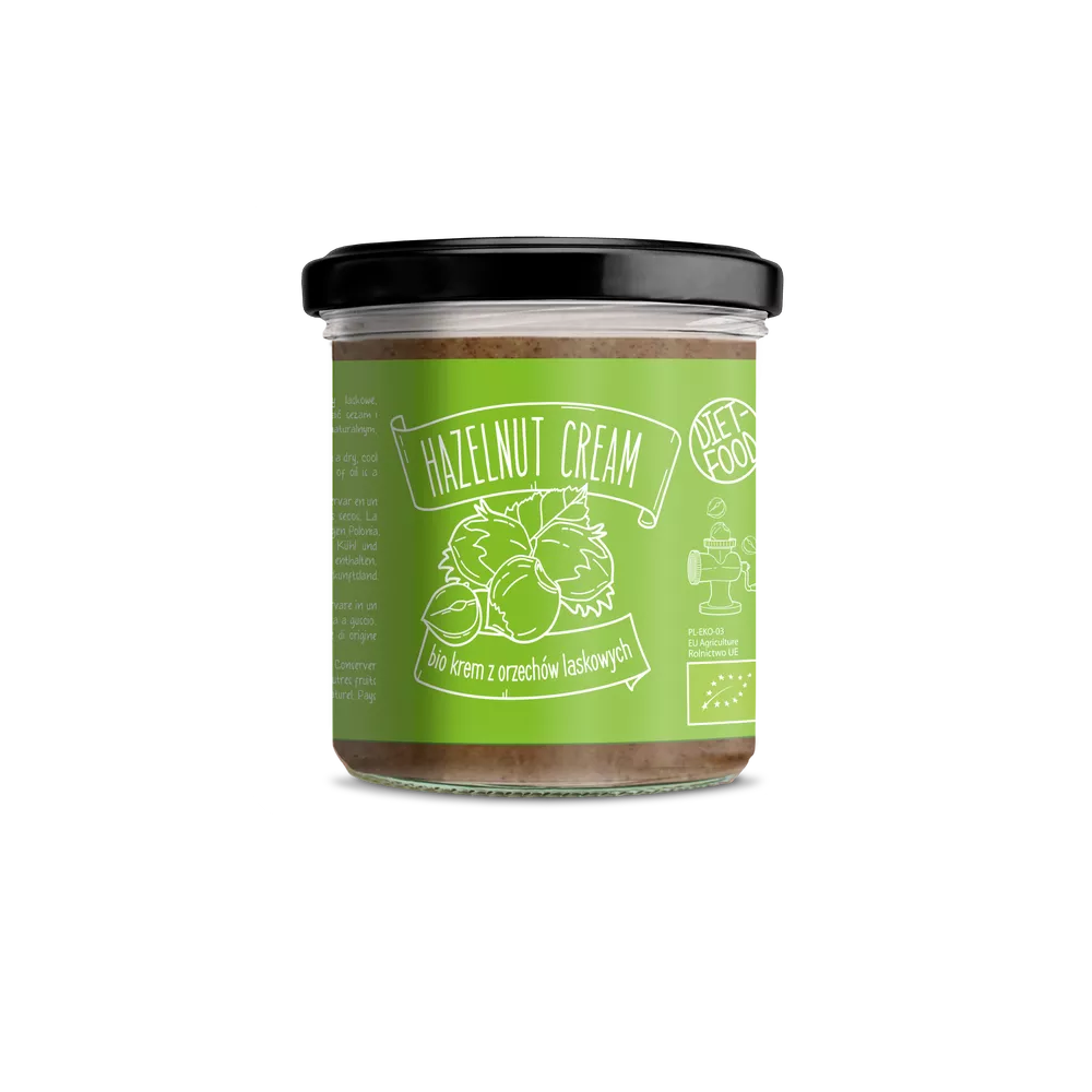 DIET-FOOD Krem orzechowo - kakaowy (300 g) - BIO