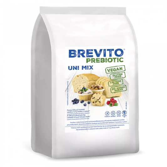 BREVITO Uni mix mieszanka uniwersalna prebiotic bezglutenowa (400g)