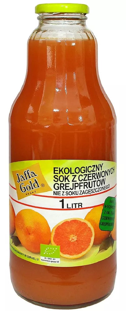 JAFFA GOLD Sok z czerwonych grejpfrutów ekologicznych (1l) - BIO