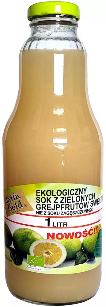 JAFFA GOLD Sok z zielonych grejpfrutów sweetie NFC (1l) - BIO