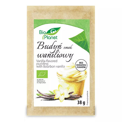 BIO PLANET Budyń o smaku waniliowym 38g - BIO