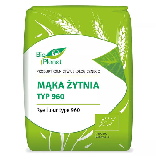 BIO PLANET Mąka żytnia typ 960  (1 kg) - BIO
