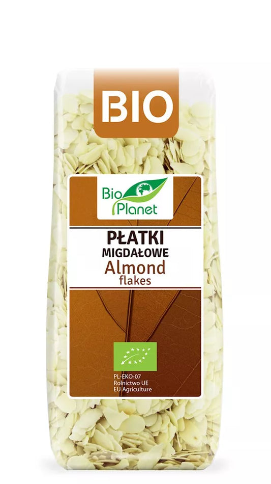 BIO PLANET Płatki migdałowe (migdały cięte) (100g) - BIO