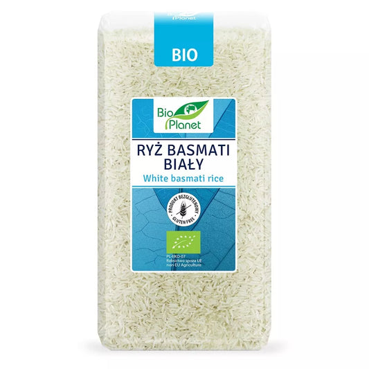 BIO PLANET Ryż basmati biały, bezglutenowy (500g) - BIO