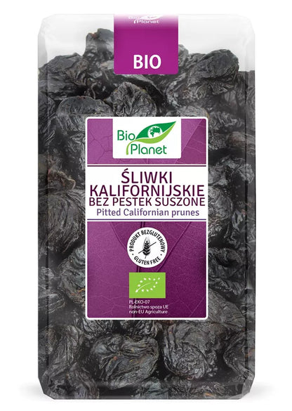 BIO PLANET Śliwki kalifornijskie bez pestek bezglutenowe 1kg - BIO