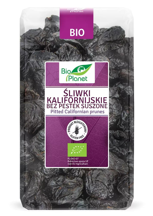 BIO PLANET Śliwki kalifornijskie bez pestek bezglutenowe 1kg - BIO